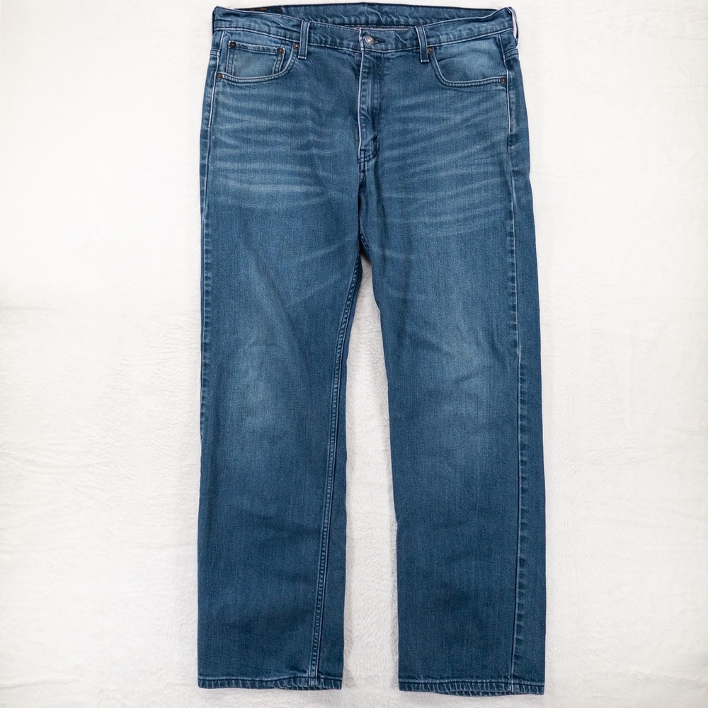 Levi's Mens 569 Loose Straight Fit Jeans 36x36 Blue Denim Casual Classic Relaxed